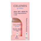 Celenes AHA 10% + BHA 2% + Lactic + Arctic Chaga Mushroom Peeling - 30ml image 2