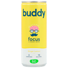 Buddy Focus & Energy Drink Ginger Lemon - 250ml image 1