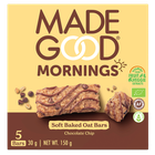 MadeGood Barres d'Avoine Moelleuses Chocolat - 5 x 30g image 1