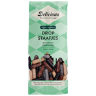 Delicious Vegan Dropstaafjes - 160g image 1