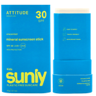 Attitude Sunly Kids Sunscreen Stick Unscented SPF30 - 60g image 2