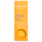 The Lekker Company Deodorant 'Have Fun' Mandarijn & Citroen - 30g image 1