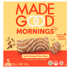 MadeGood Mornings Soft Baked Oat Bar Cinnamon Bun - 5x30g image 1