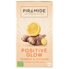 Piramide Positive Glow Gember & Citroen - 20 theezakjes image 1