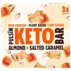 Pulsin Keto Almond & Salted Caramel Multipack 3 x 30g image 1