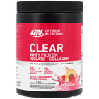 Optimum Nutrition Clear Whey Protein Isolate + Collagen Goût Pomme Framboise - 240g image 1