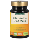 Holland & Barrett Vitamine C, D3 & Zink - 120 tabletten