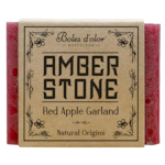 Amber Stone Rode Appel Garlan - 1 stuk