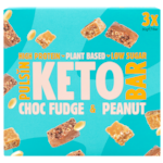 Pulsin Keto Choc Fudge & Peanut Multipack 3 x 30g