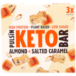 Pulsin Keto Almond & Salted Caramel Multipack 3 x 30g