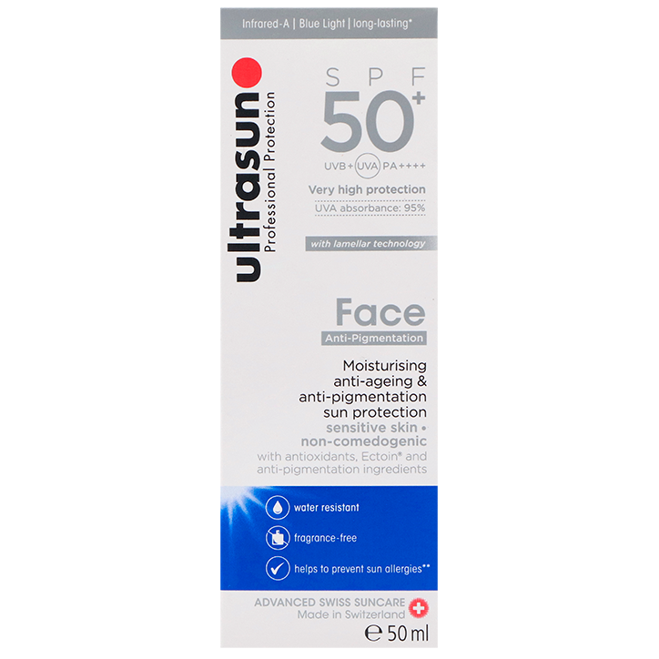 Ultrasun Face Anti-Pigment SPF50 Zonnebrandlotion - 50ml-1