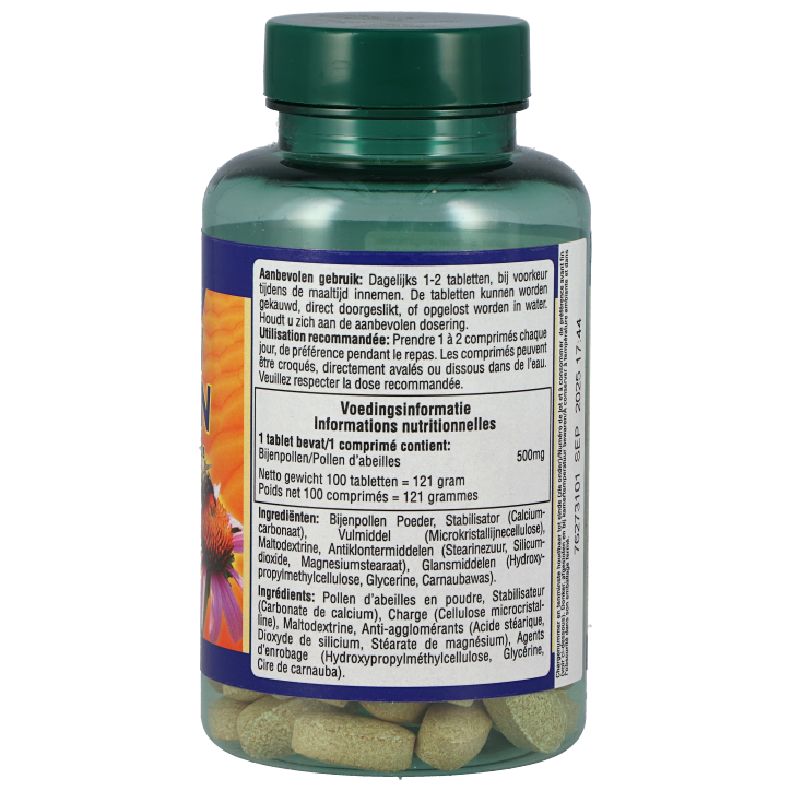 Holland & Barrett Bijenpollen, 500mg (100 Tabletten)