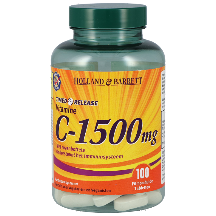 Holland & Barrett Vitamine C Timed Release, 1500mg (100 Tabletten)