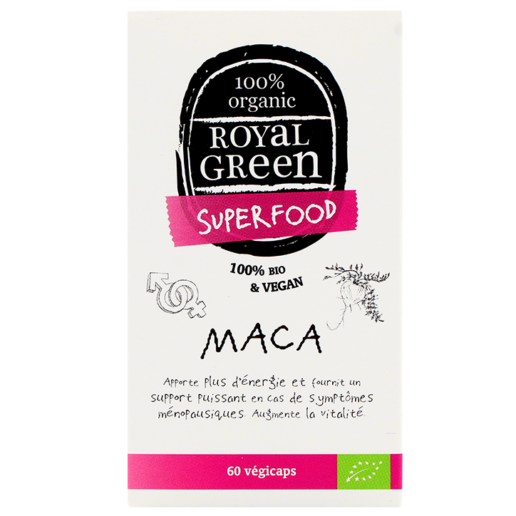 Royal Green Maca Capsules 100% Bio, 500mg (60 Capsules)-1