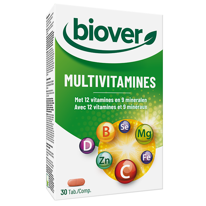 Biover Multi vitamines 30 comprimés-1
