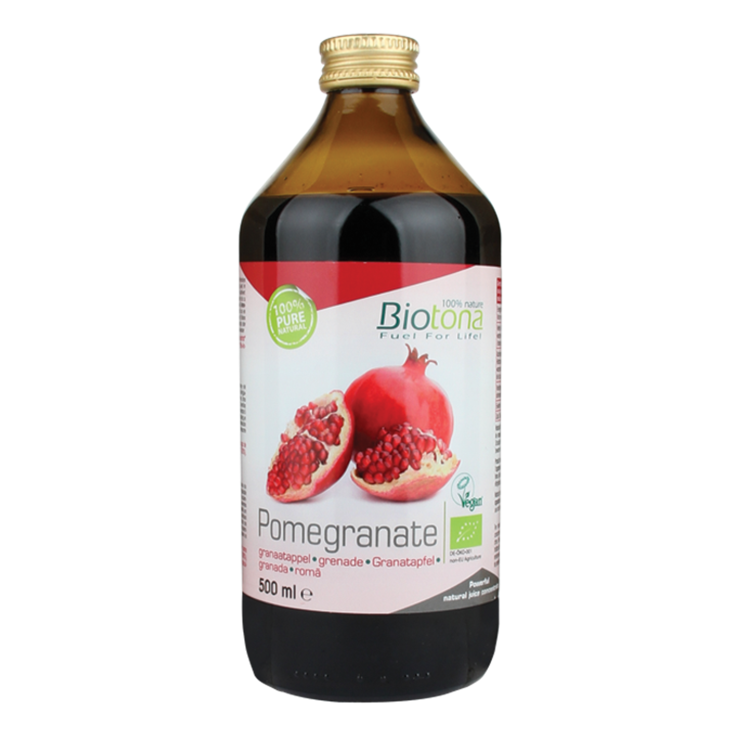 Grenade Solevita Pomegranate Juice Biona Granaatappelsap Bio