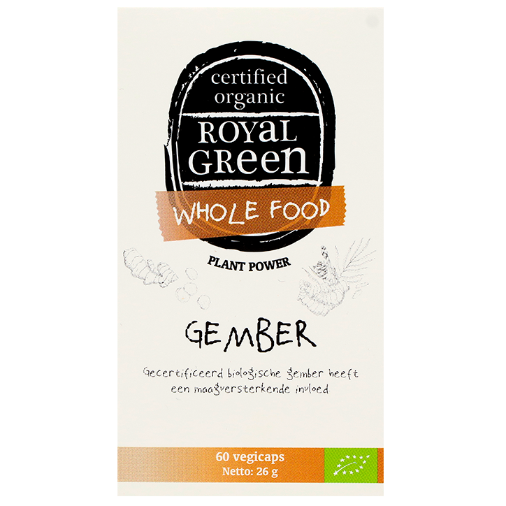 Royal Green Gember Bio, 335mg (60 Capsules)-1