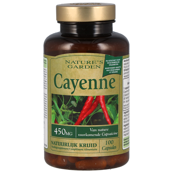 Nature's Garden Cayenne, 450mg (100 Softgel Capsules)-1