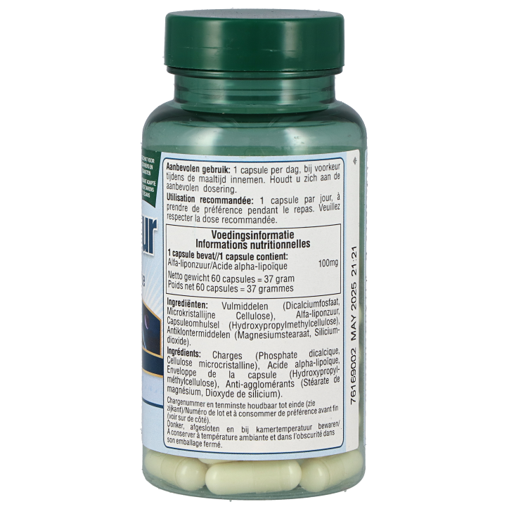 Holland & Barrett Acide Alpha lipoïque 100 mg 60 Capsules-2