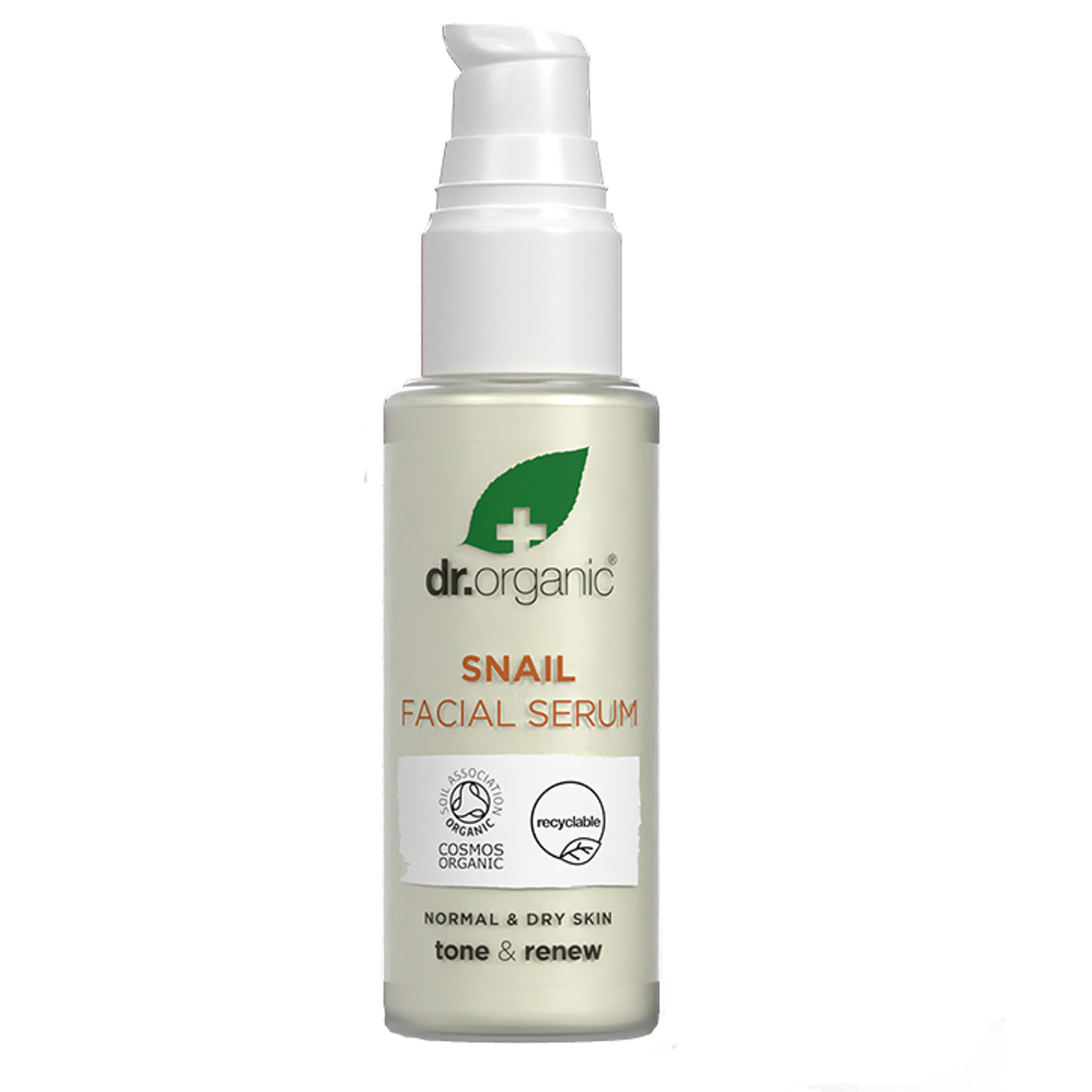 Dr. Organic Snail Gel Facial Serum kopen bij Holland & Barrett