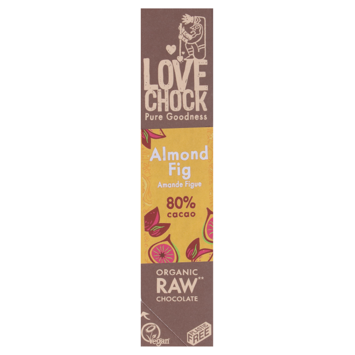 Lovechock Reep Raw Chocolate Almond Fig - 40g-1