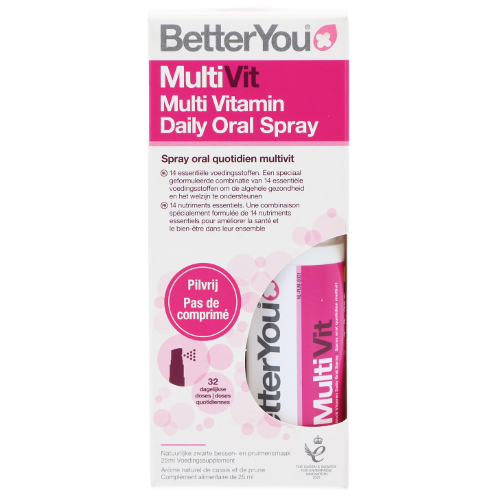 BetterYou MultiVit Dagelijkse Orale Spray (25ml)