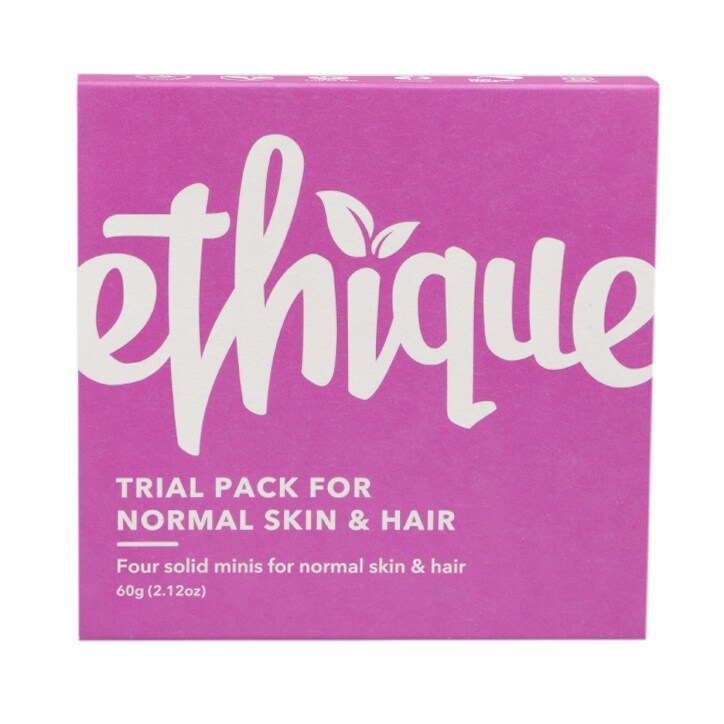 Ethique Proefpakket Voor Normaal Haar En Huid - 4 stuks