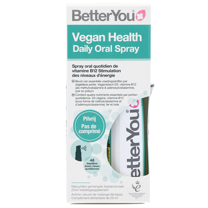Better You Vegan Health Dagelijkse Orale Spray (25ml)