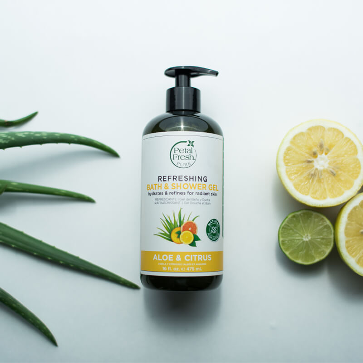 Petal Fresh Refreshing Bath & Shower Gel Aloe & Citrus - 475ml-2