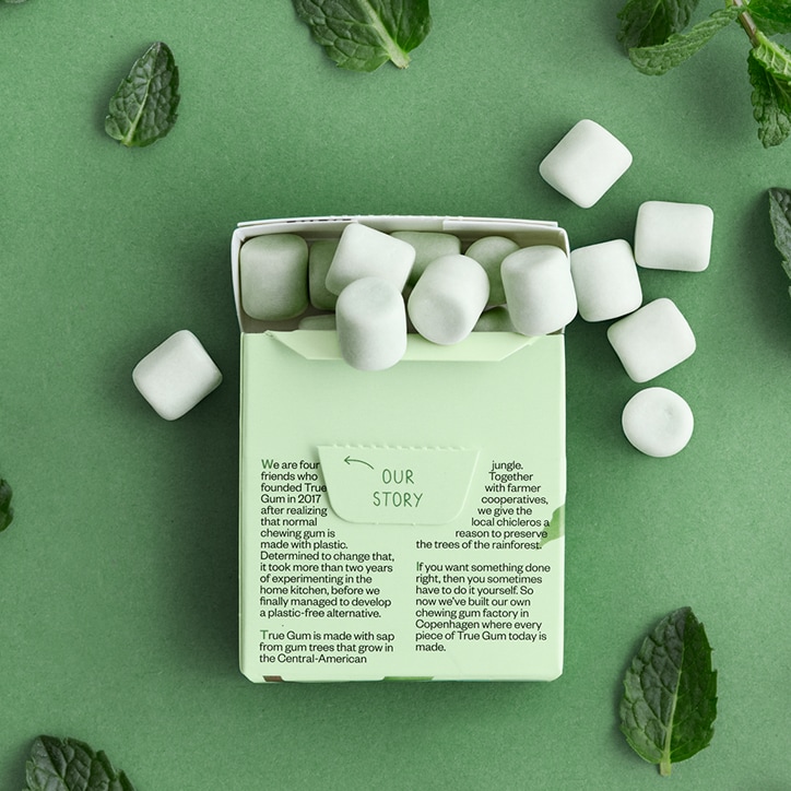 True Gum Fresh Mint Kauwgom - 21g-2