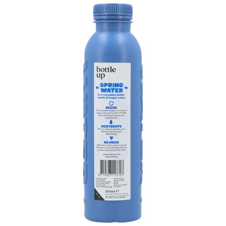 Bottle Up Waterfles Donkerblauw - 500ml