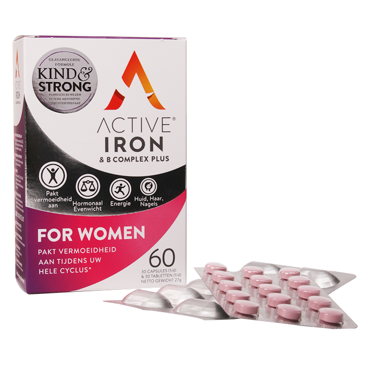Active Iron For Women (30 Capsules en 30 Tabletten)