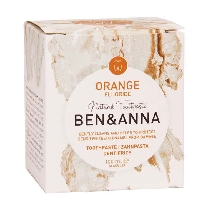Ben & Anna Dentifrice fluoré parfum orange - 100ml-1