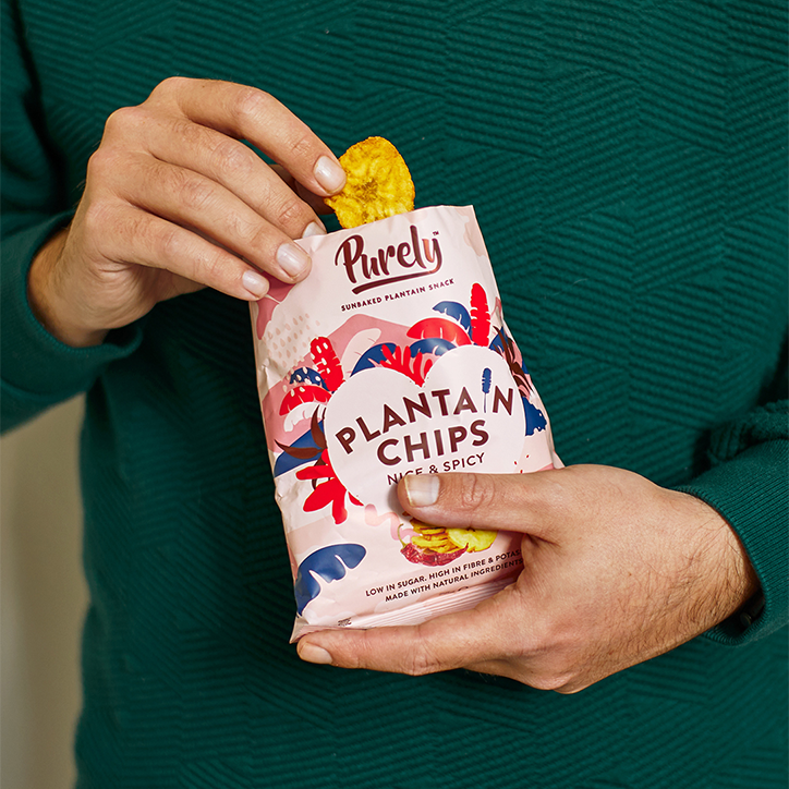 Purely Plantain Chips Nice & Spicy - 75g-4