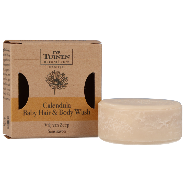 De Tuinen Calendula Baby Hair & Body Wash Solid Bar - 70g