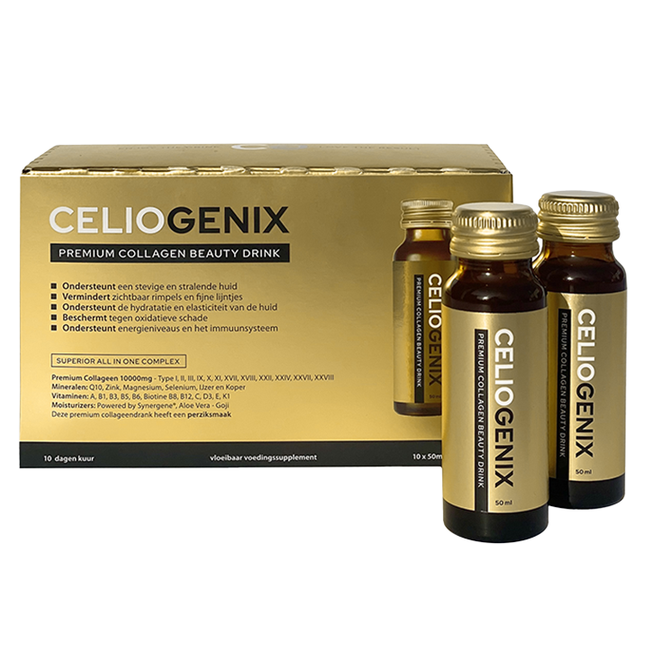 Celiogenix Premium Boisson de Beauté au Collagène - 10 x 50ml-1