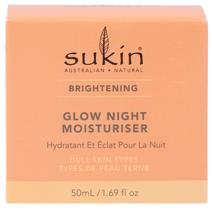 Sukin Brightening Night Glow Moisturiser - 50ml