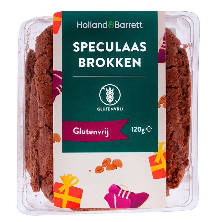 Holland & Barrett Glutenvrije Speculaasbrokken - 120 g-1