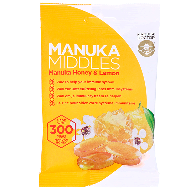Manuka Doctor Manuka Middles Pastilles met Manukahoning & Citroen - 100g-1