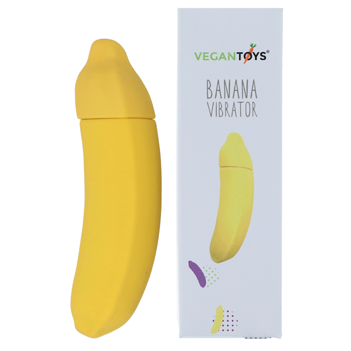 Vegan Toys Vibromasseur Banane - 2 x 2.6 x 11.5 cm-1