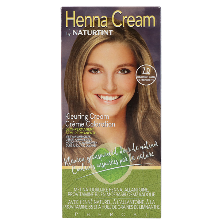 Naturtint Henna Cream 7.0 Hazelnoot Blond - 110ml-1