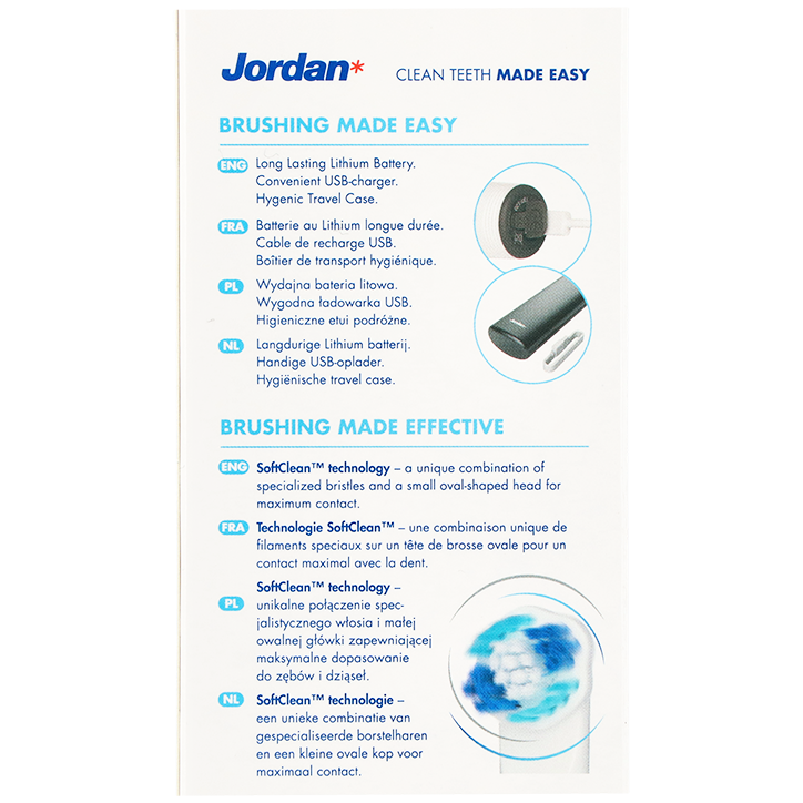 Jordan Elektrische Tandenborstel - Zwart-2