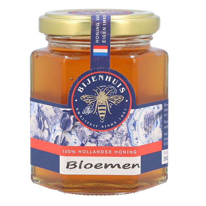 Bijenhuis Nederlandse Bloemenhoning - 250 g