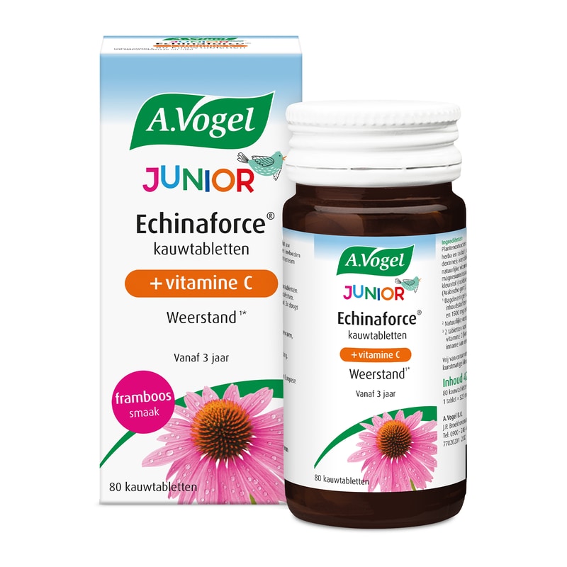 A.Vogel Echinaforce Junior Met Vitamine C (80 Kauwtabletten)