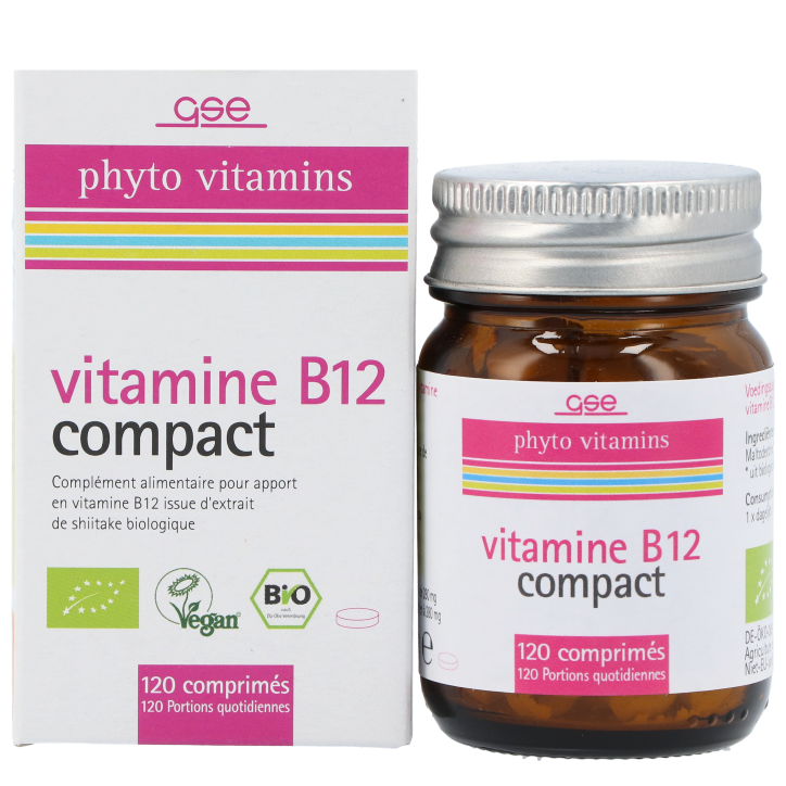 GSE Vitamine B12 Compact (120 comprimés)-2