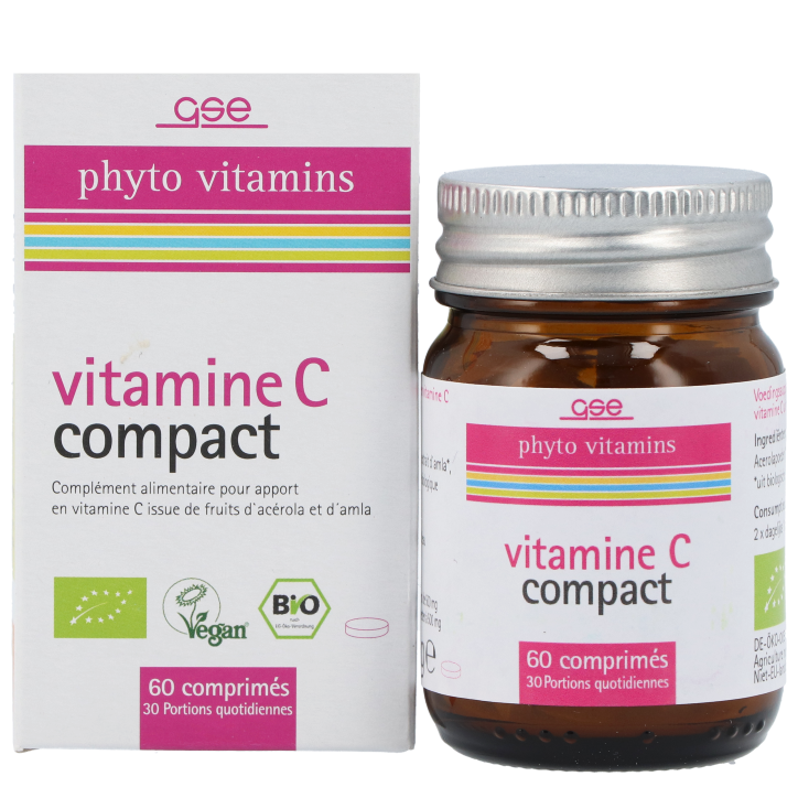 GSE Vitamine C Compact (60 comprimés)-2
