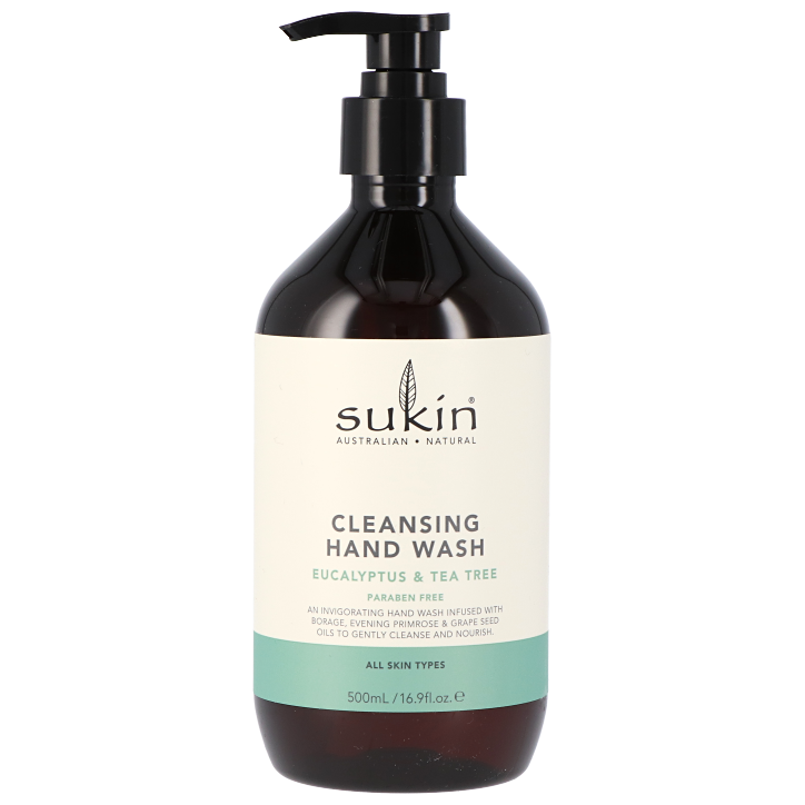 Sukin Cleansing Hand Wash Eucalyptus & Tea Tree - 500ml-1