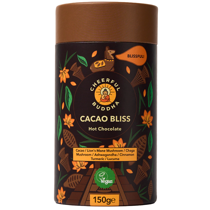 Cheerful Buddha Cacao Bliss Mushroom Hot Chocolate - 150g-1