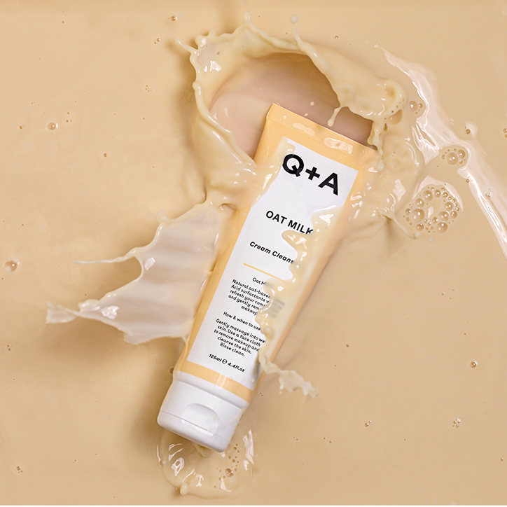 Q+A Oat Milk Cream Cleanser - 125ml-3