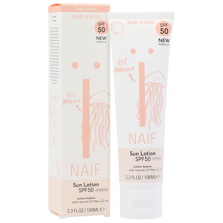 Naïf Baby & Kids Lotion Solaire SPF50 0% Parfum - 100ml